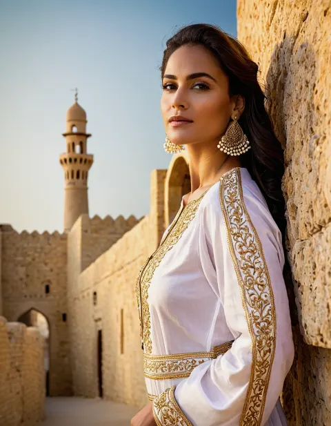 Woman Bahraini Thobe Fort