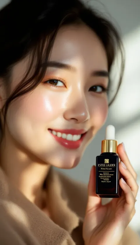 Woman Beauty Product Portrait