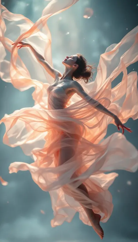 Ethereal Dancer Surreal Movement