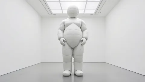 Monumental Abstract Humanoid Sculpture