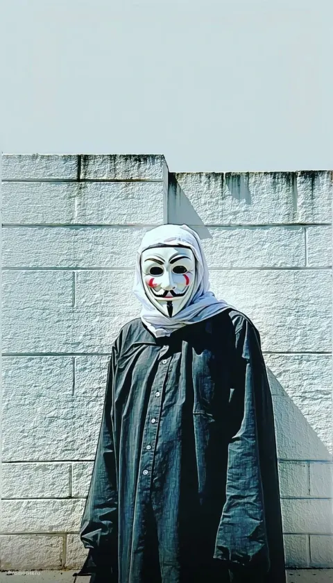 Anonymous Horror Brutal Portrait