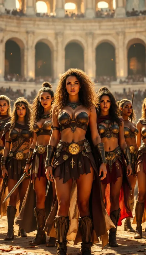 Seven Superheroines Gladiator Rome