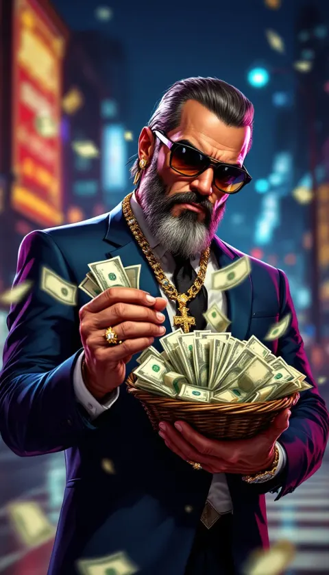 Businessman Money Hip Hop
