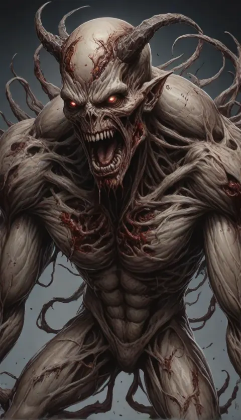 Demonic Concept Art Portrait