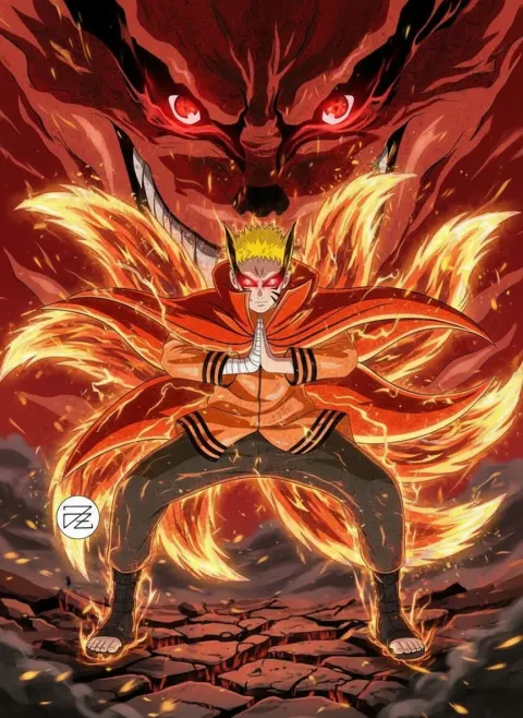 Naruto Baryon Mode Chakra Aura