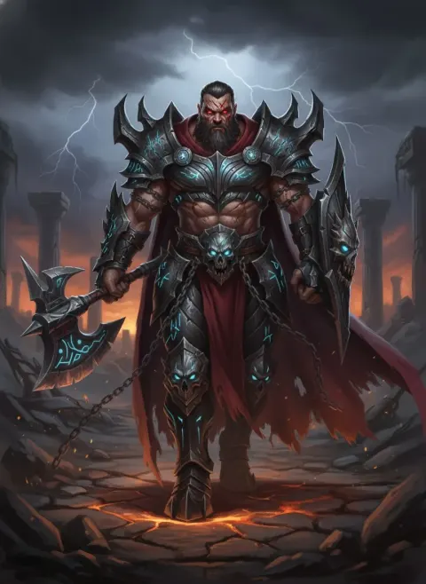 Game Character Brutal God Walking