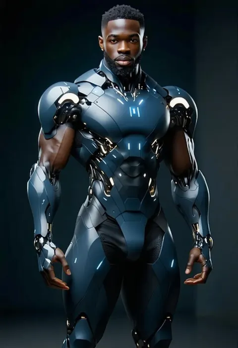 Black Male Operative Futuristic Comfort