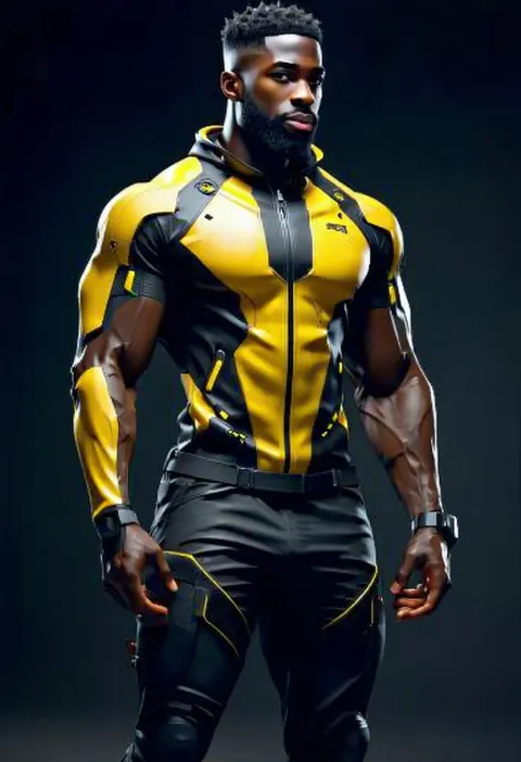 Jamaican Male Operative Futuristic Comfort