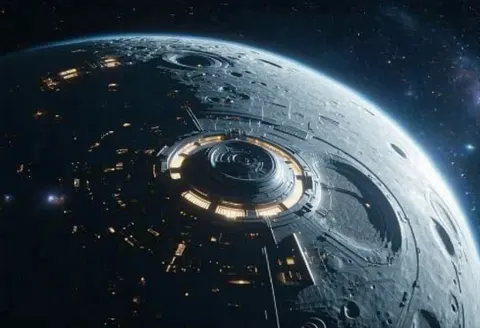 Lunaris Station Moon Base City