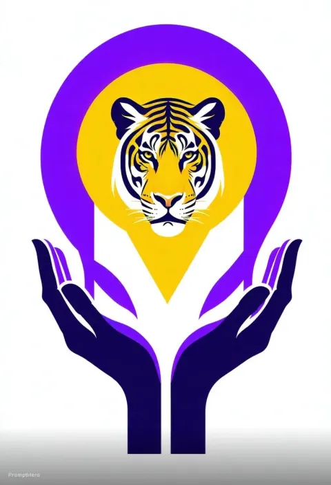 Hami Man Tiger Business Logo