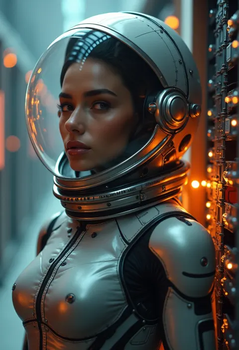 Astronaut Futuristic Outfit Cinematic