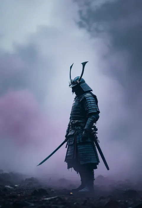Samurai Armor Misty Forest Calm