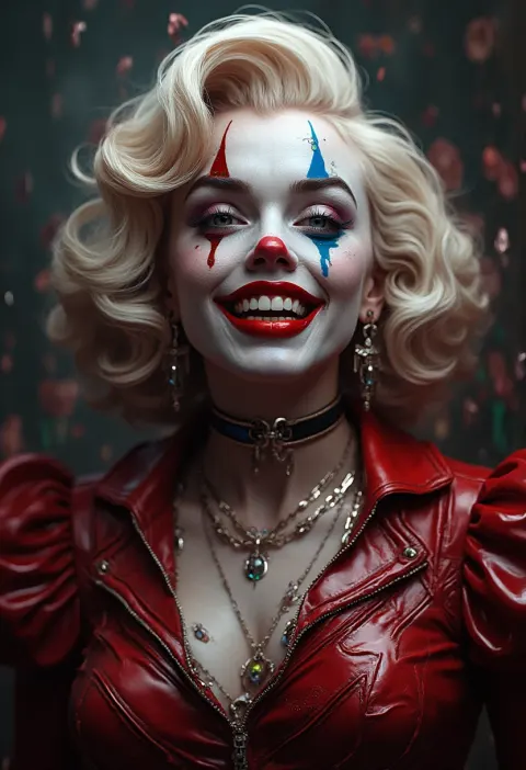 Marilyn Monroe Harley Quinn Abstract