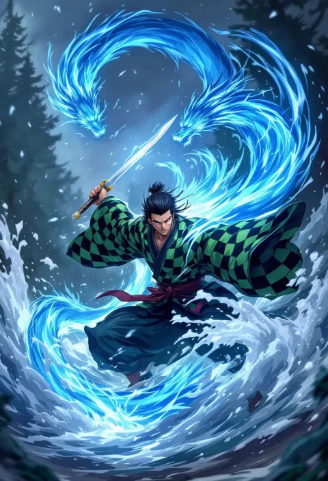 Tanjiro Water Breathing Anime