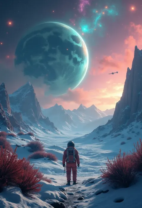 Alien Planet Retro Sci-Fi