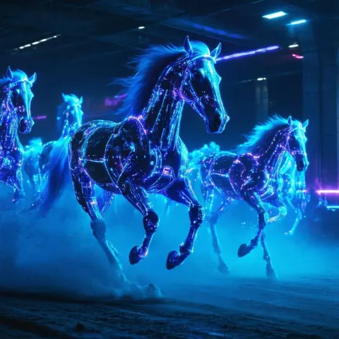 Terminator Cyber Cavalry at Little Bighorn