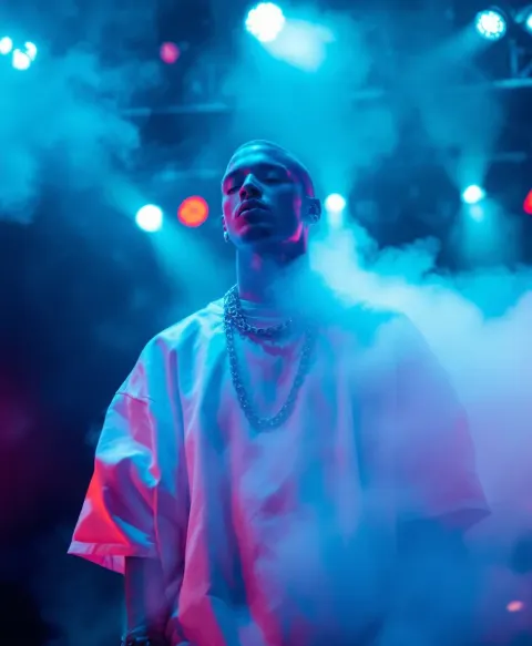 Rapper Concert Stage Fog