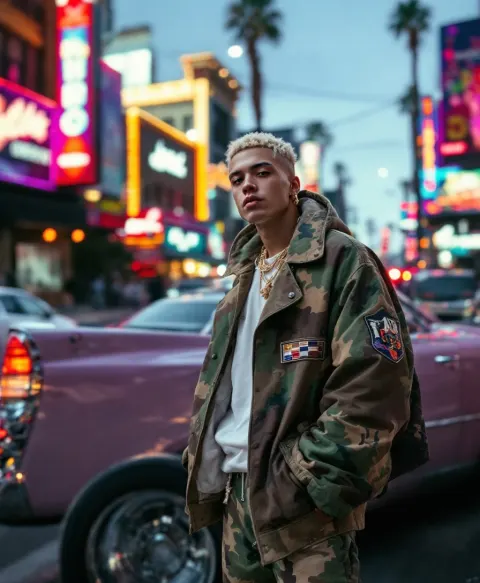 Rapper Urban Street Cadillac Confident