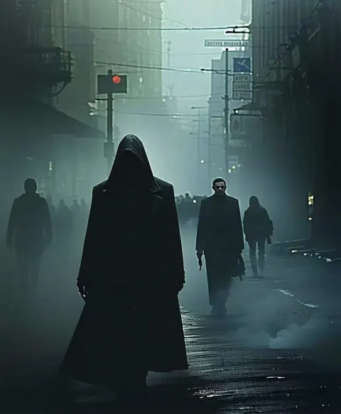 Surrealist Dystopia Woman Menacing