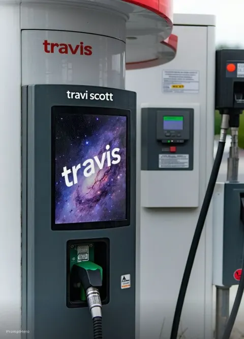 Travis Scott Dystopian Space Gas Station