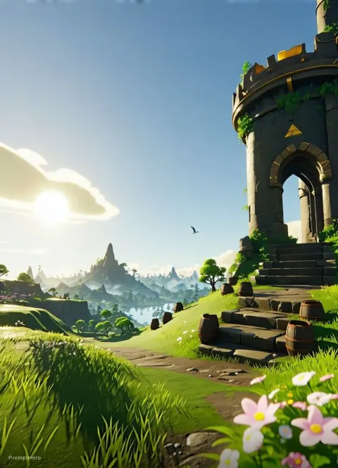 Zelda Breath Wild Sunlight Recreation