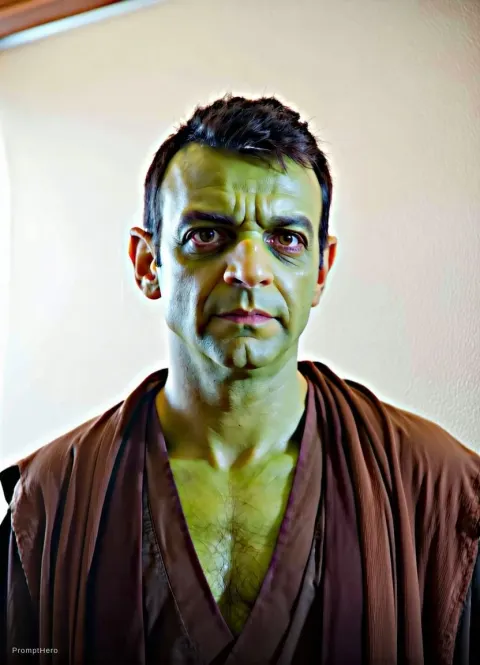 Male Yoda Star Wars Green