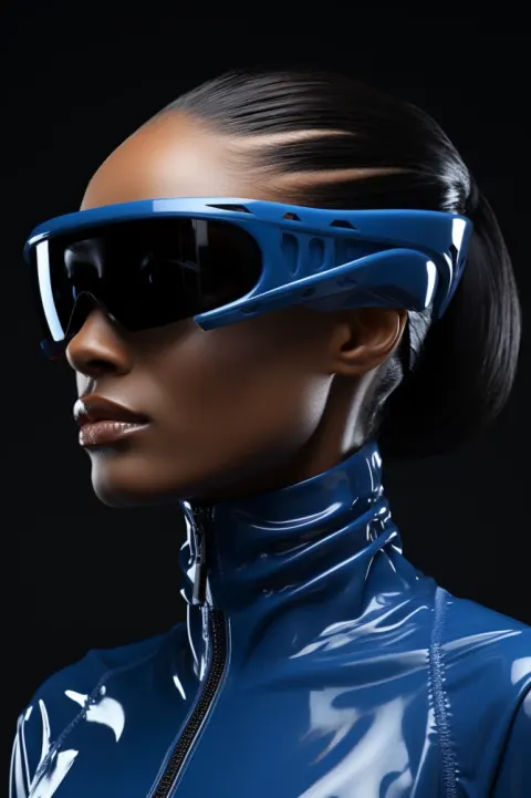 Fashion Sunglasses Futuristic Editorial