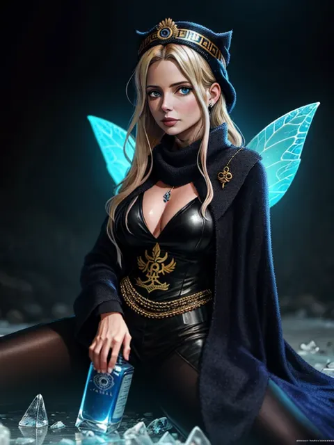 Greek Priestess Cyber Fairy Grunge