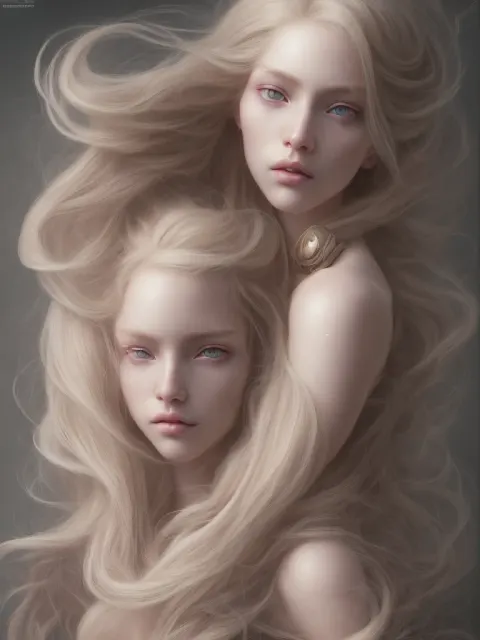 Blonde Beauty Cyborg Cinematic