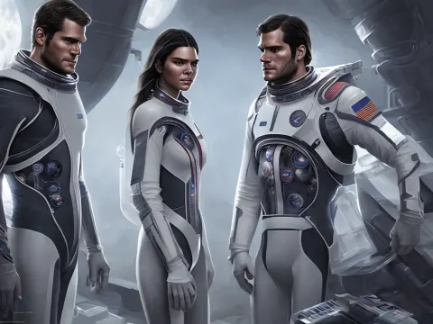 Space Colony Members Uniform Dramatic