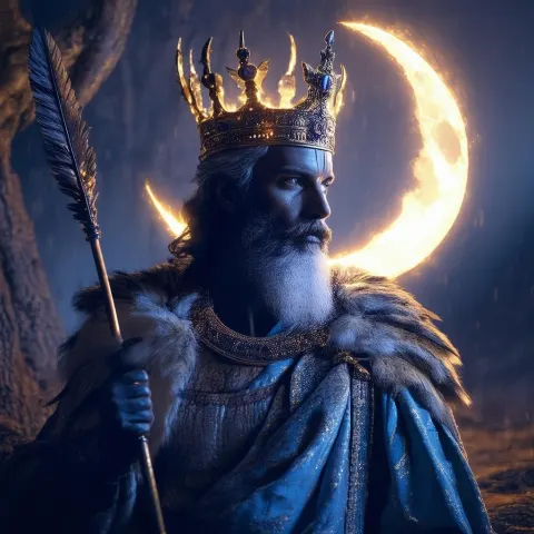 Artemis Crowned by the Crescent Moon