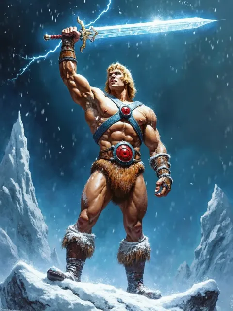 He-Man Ice Storm Power Portrait