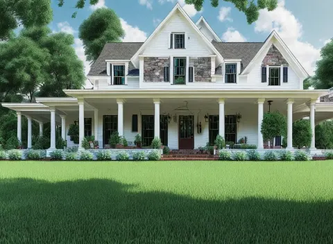 Southern Craftsman Farmhouse Architecture