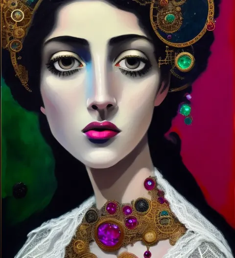 Rothko Byzantine Lady Psychedelic