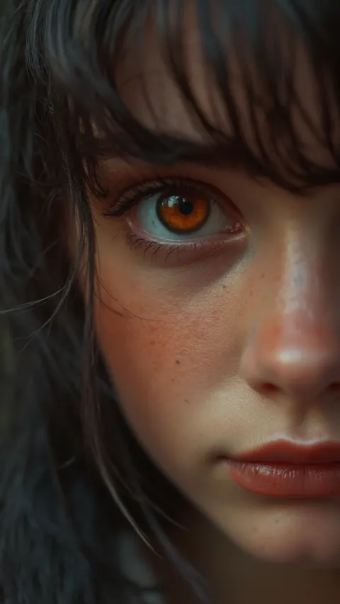 Wolf Eye Photorealistic Portrait