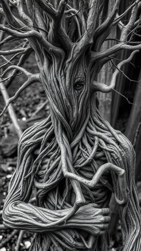 Twisted Roots Humanoid Figure