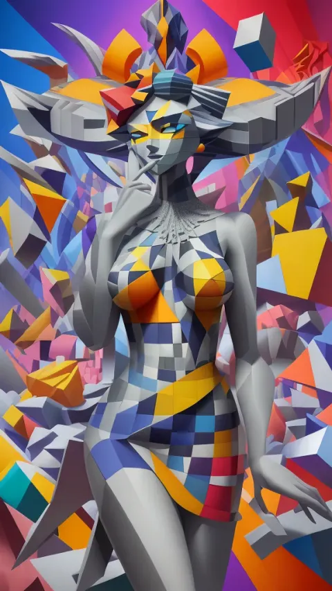 Cubism Artistic Digital Vision