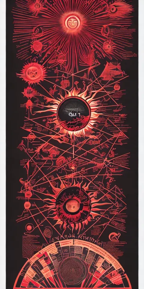 Crimson Sun Creation Infographic