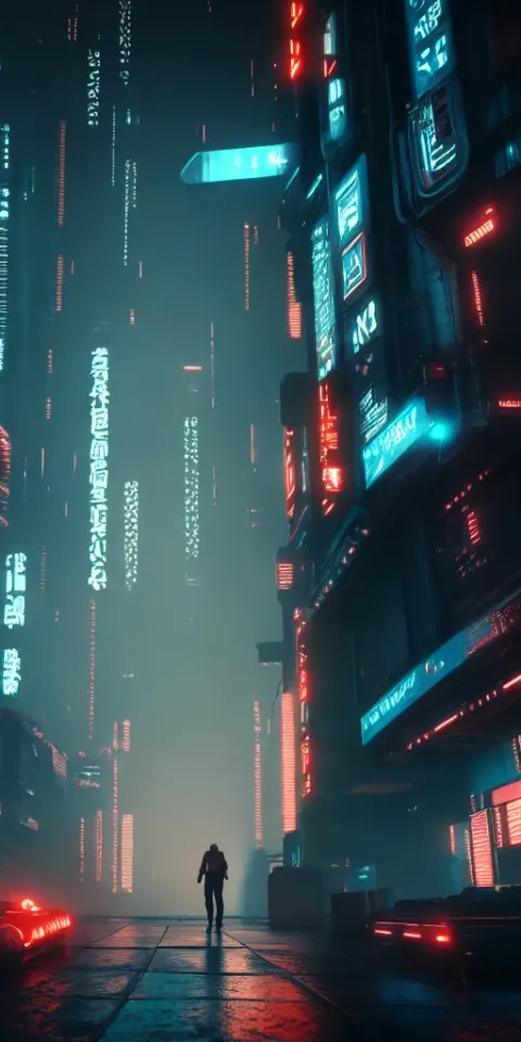 Blade Runner Street Cyberpunk
