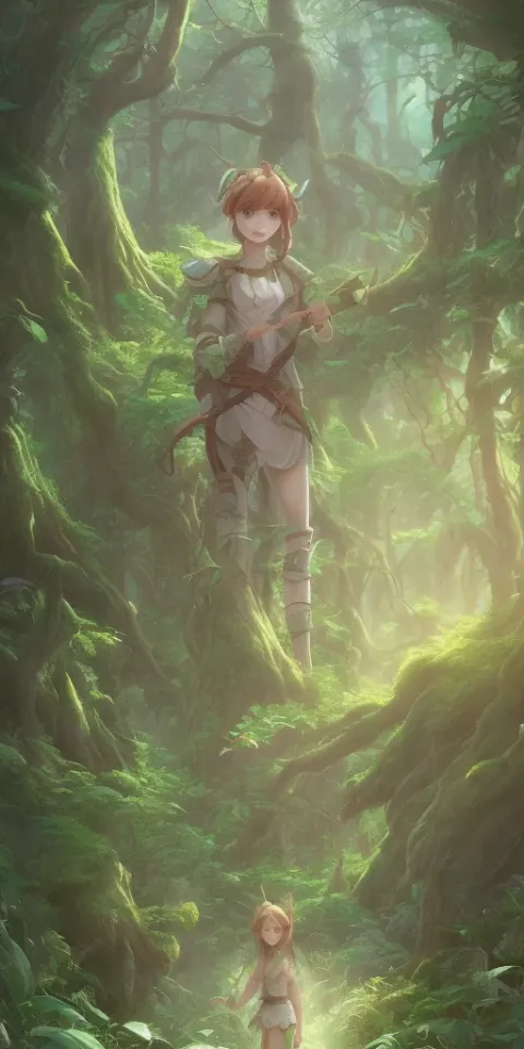 Forest Guardian Anime Mystical