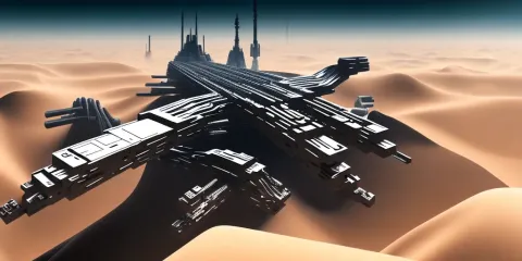 Technology Network Concept Art
