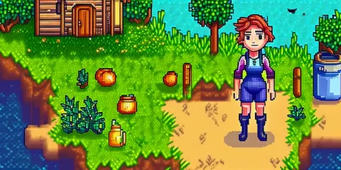 Underwater Farmer Sprite Character