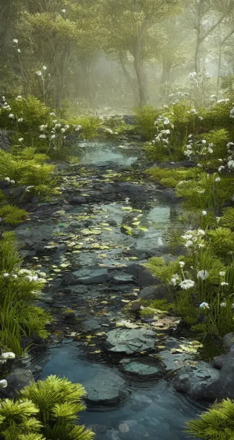 Forest Flower Crystal Garden