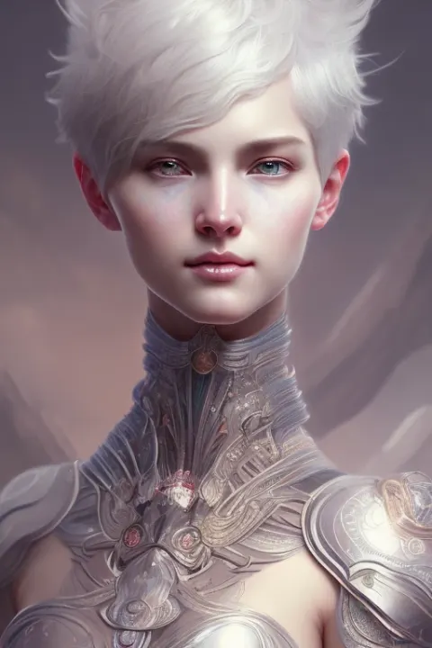 Celestial Goddess Armor Portrait