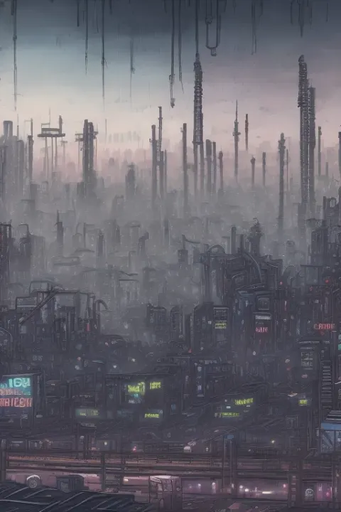 Diesel-Punk Future City