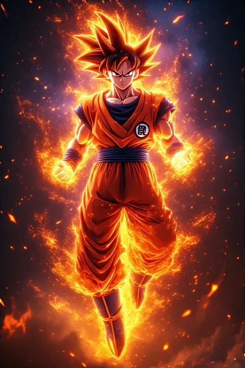 Goku Super Saiyan Transformation