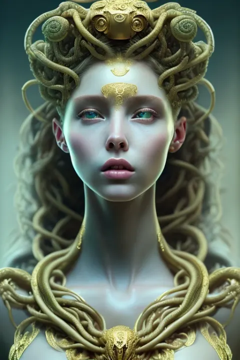 Green Medusa Greek Mythology