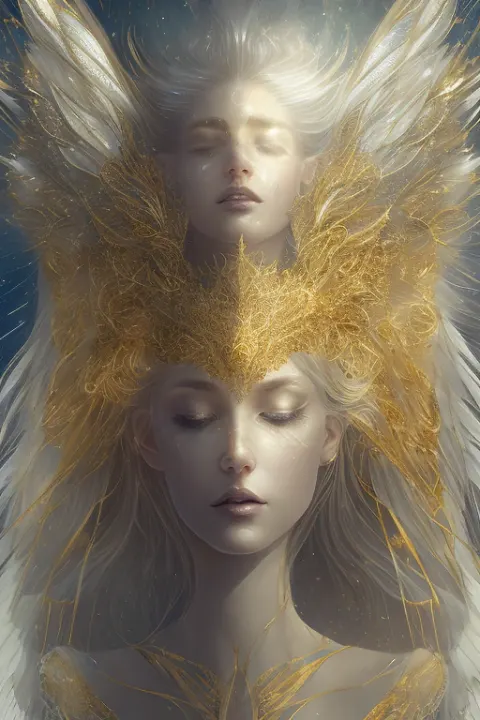 Angel Golden Crystal Armor