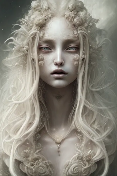 Gothic Manga Character Portrait