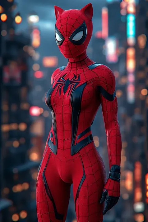 Cat Spider Character Poster